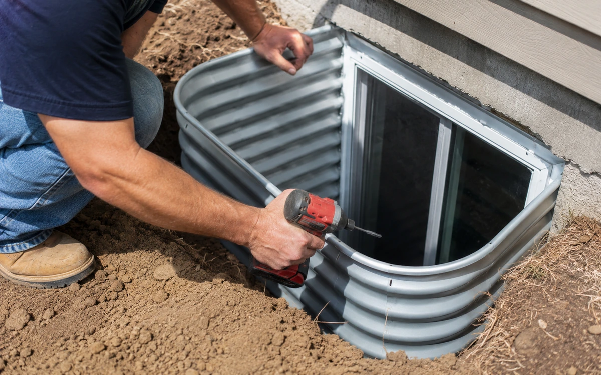 Window well installation contractor